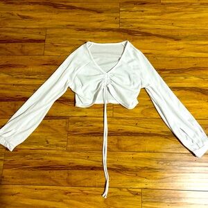 Basic White crop Top